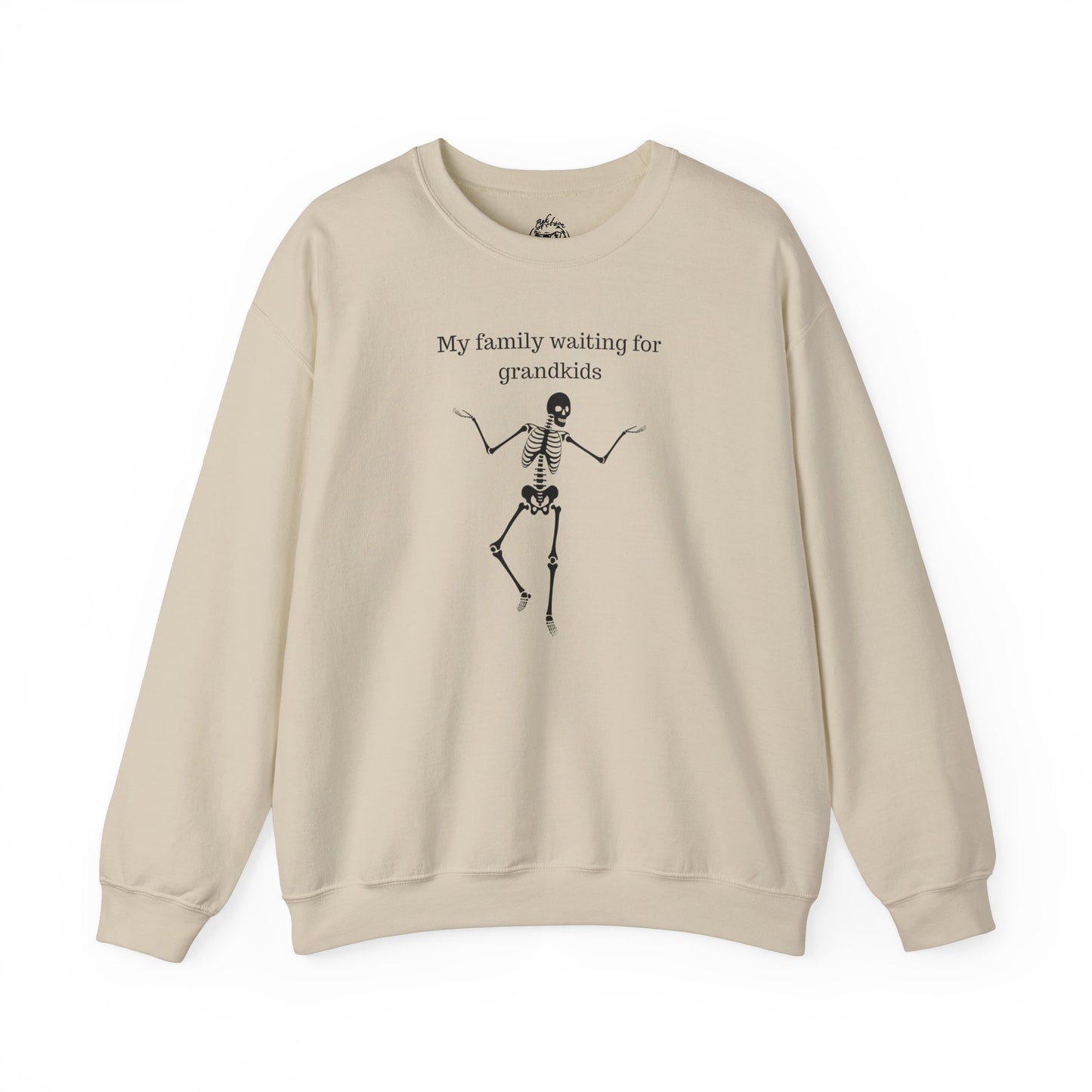 My Family Waiting For Grandkids Skeleton Unisex Sweatshirt