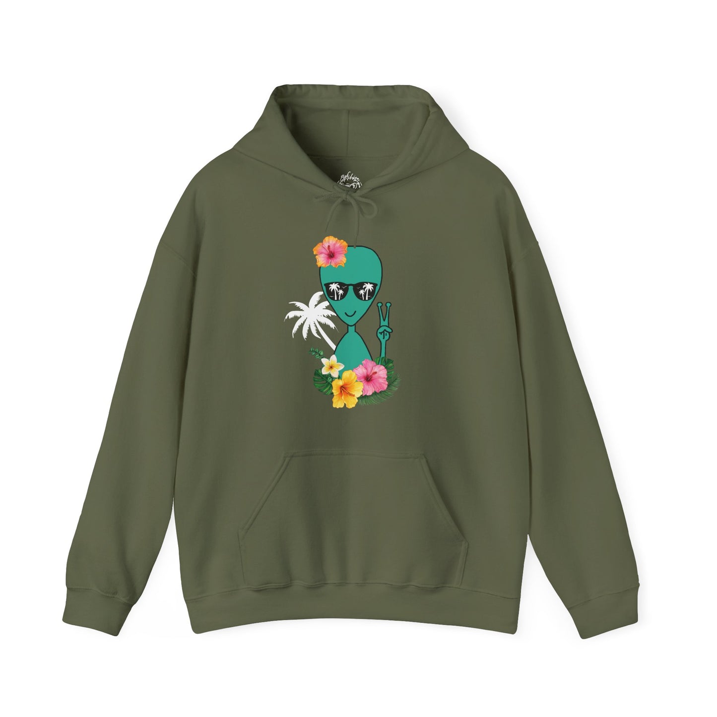 Tropical Alien Unisex Hoodie