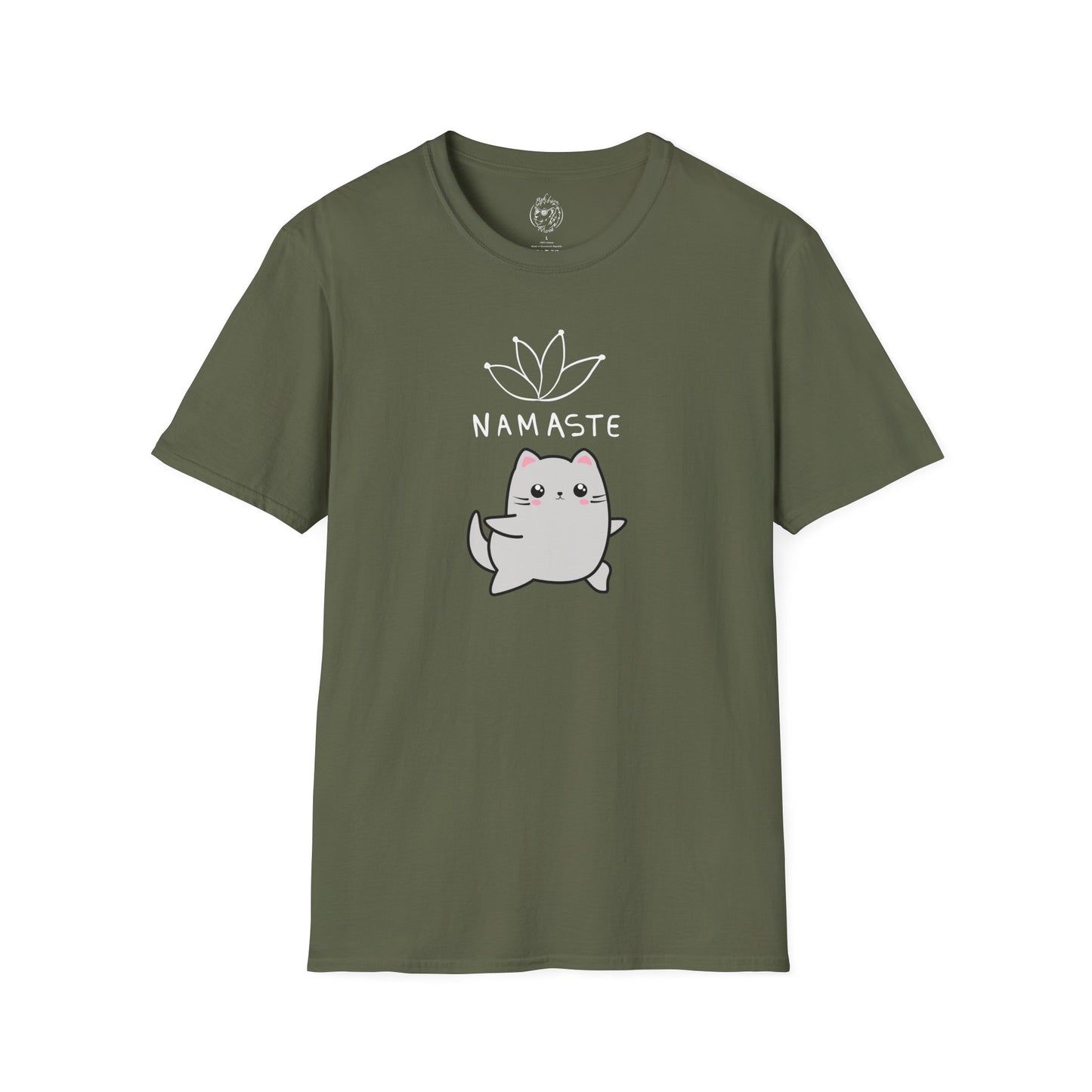 Namaste Yoga Cat Unisex T-shirt