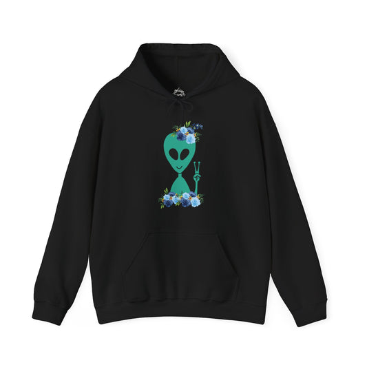 Flower Alien Unisex Hoodie