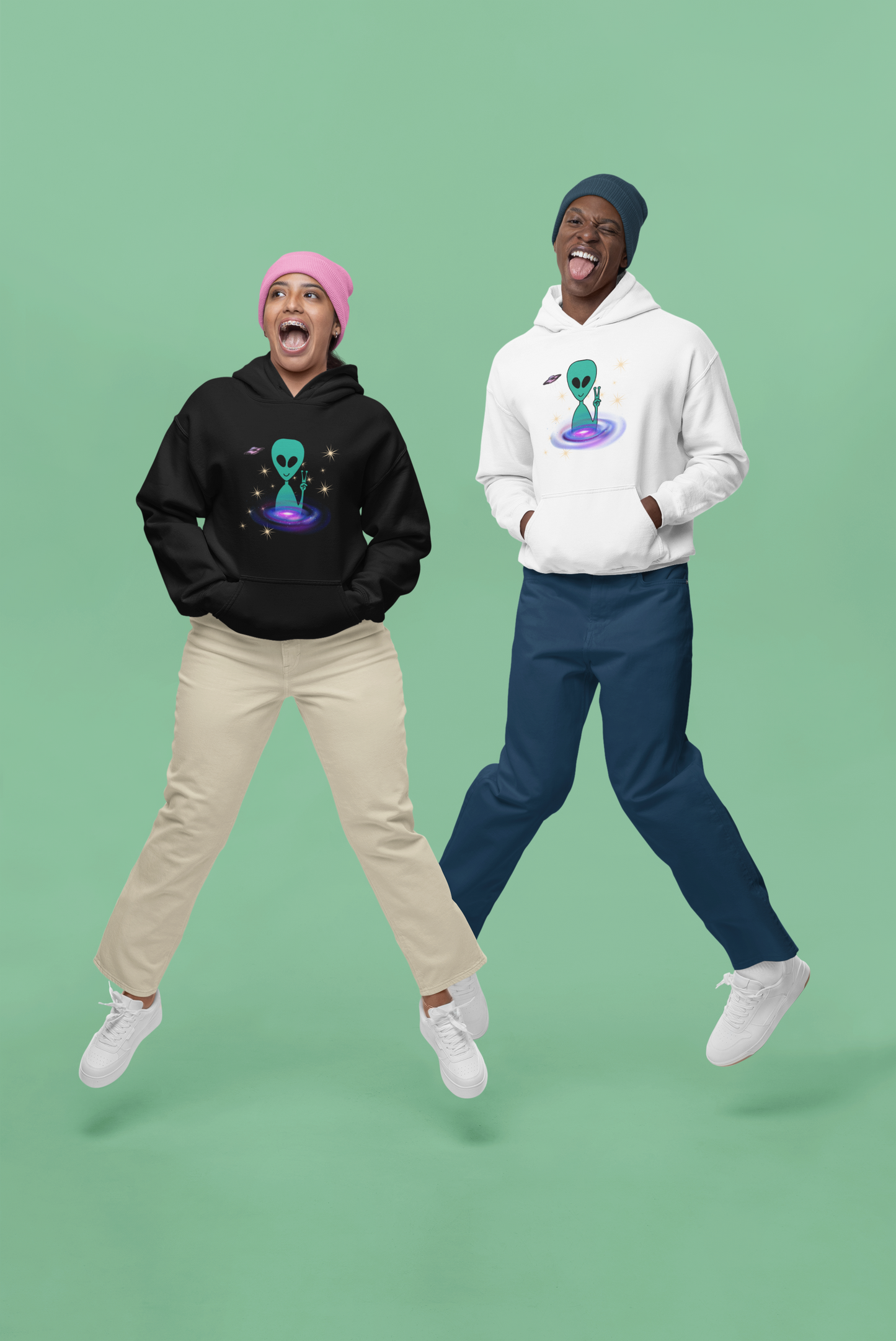 Alien Galaxy Unisex Hoodie