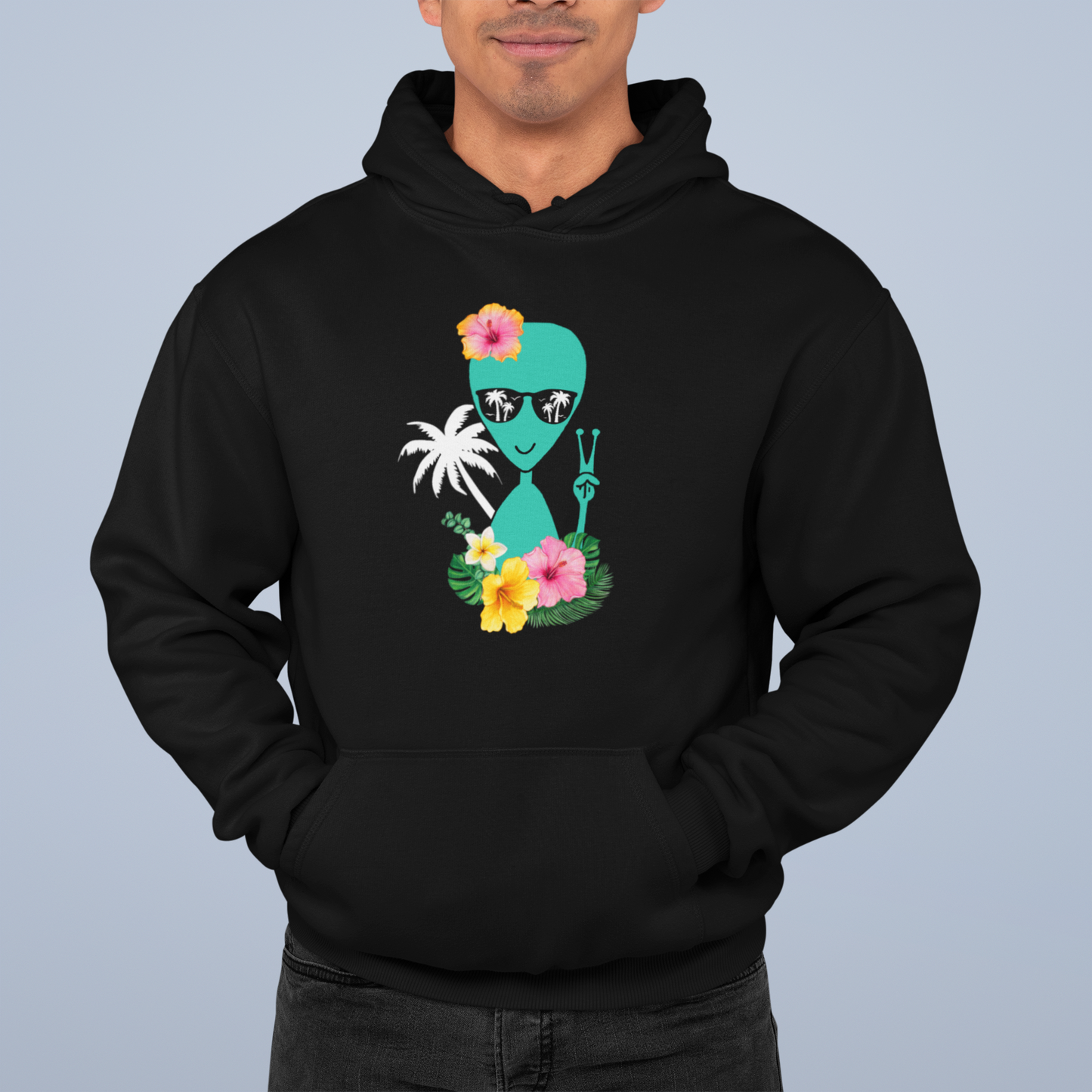Tropical Alien Unisex Hoodie