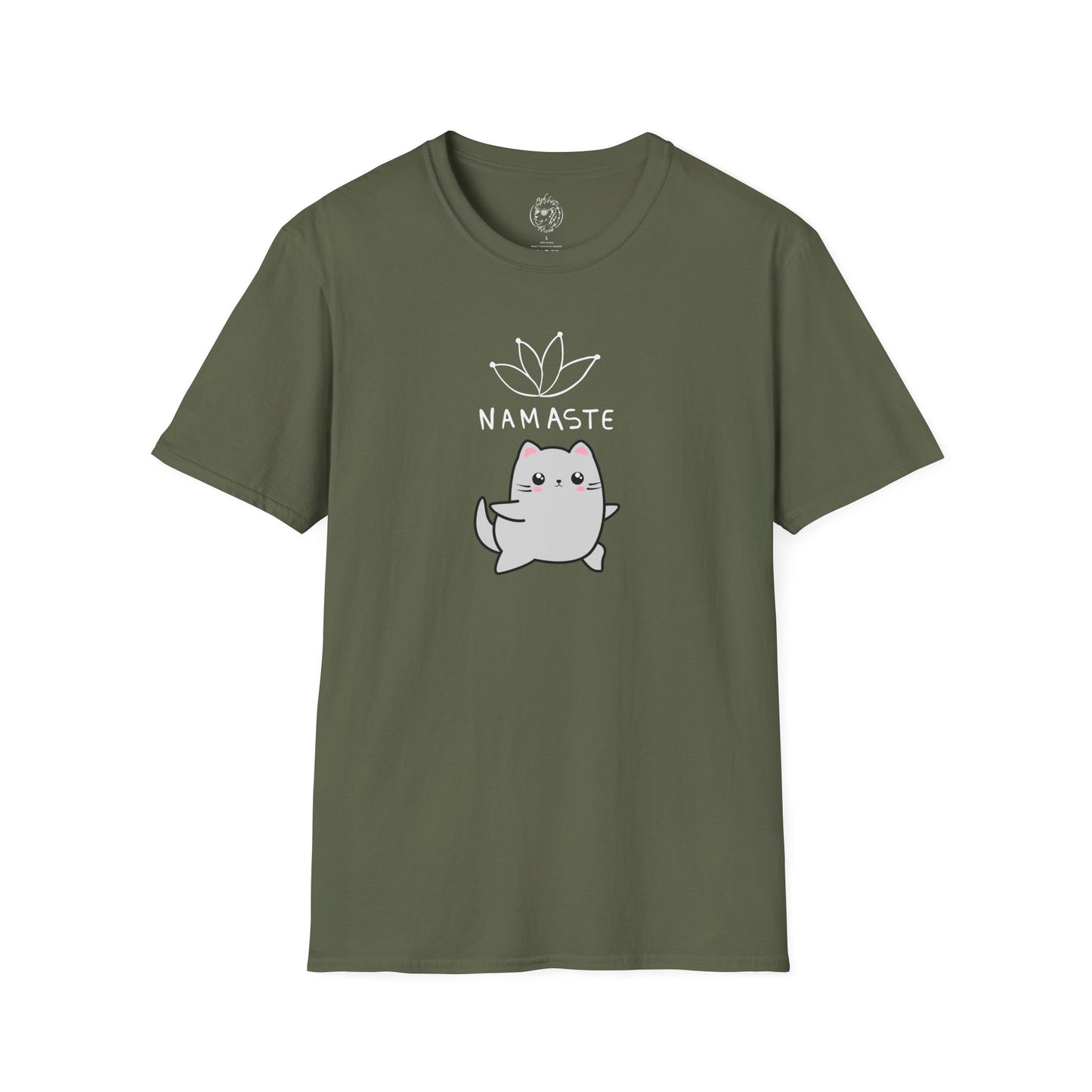 Namaste Yoga Cat Unisex T-shirt
