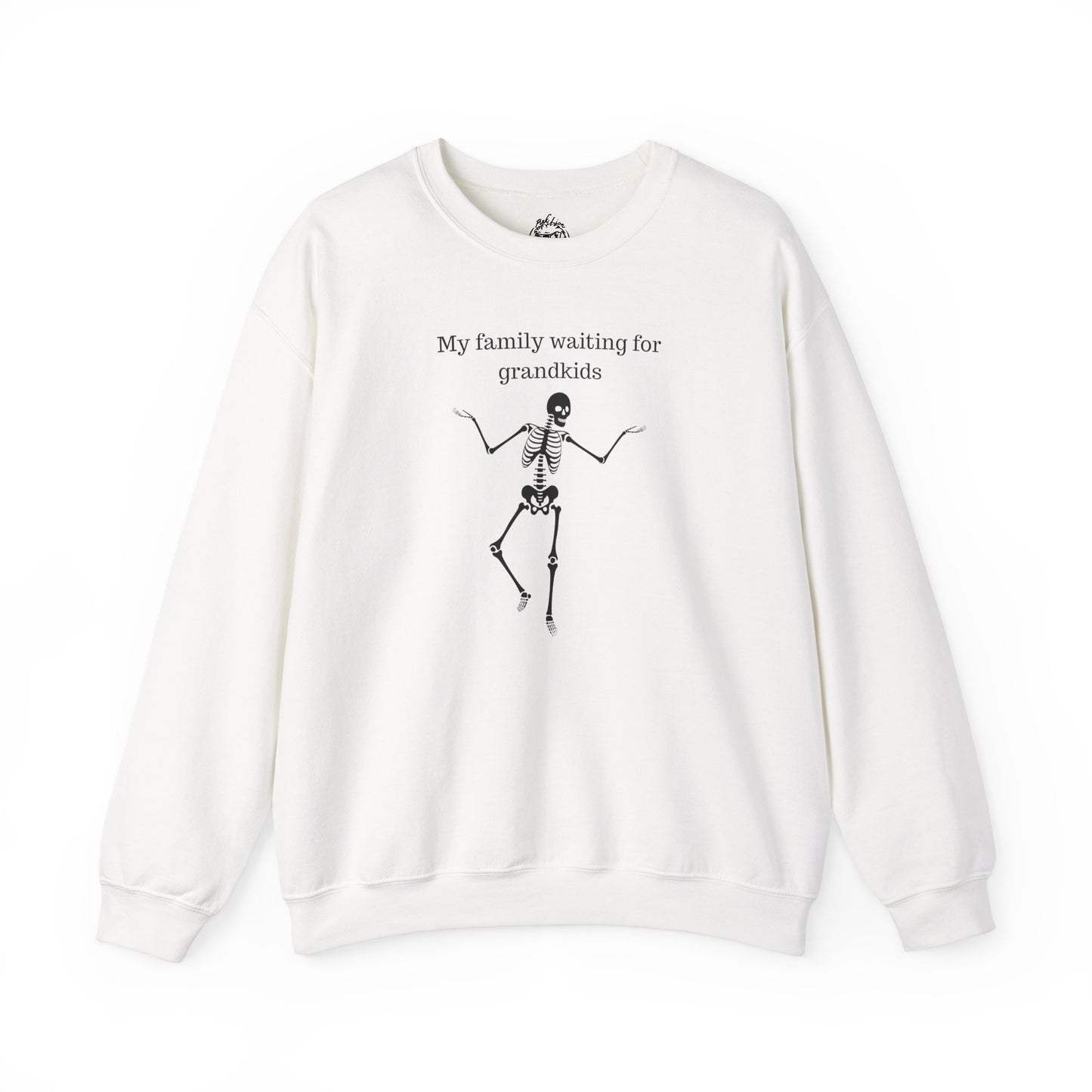 My Family Waiting For Grandkids Skeleton Unisex Sweatshirt