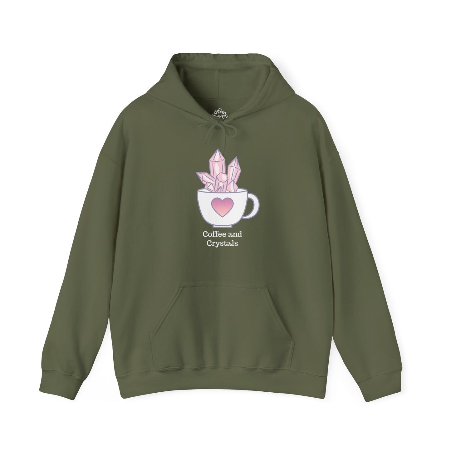 Coffee And Crystals Unisex Hoodie