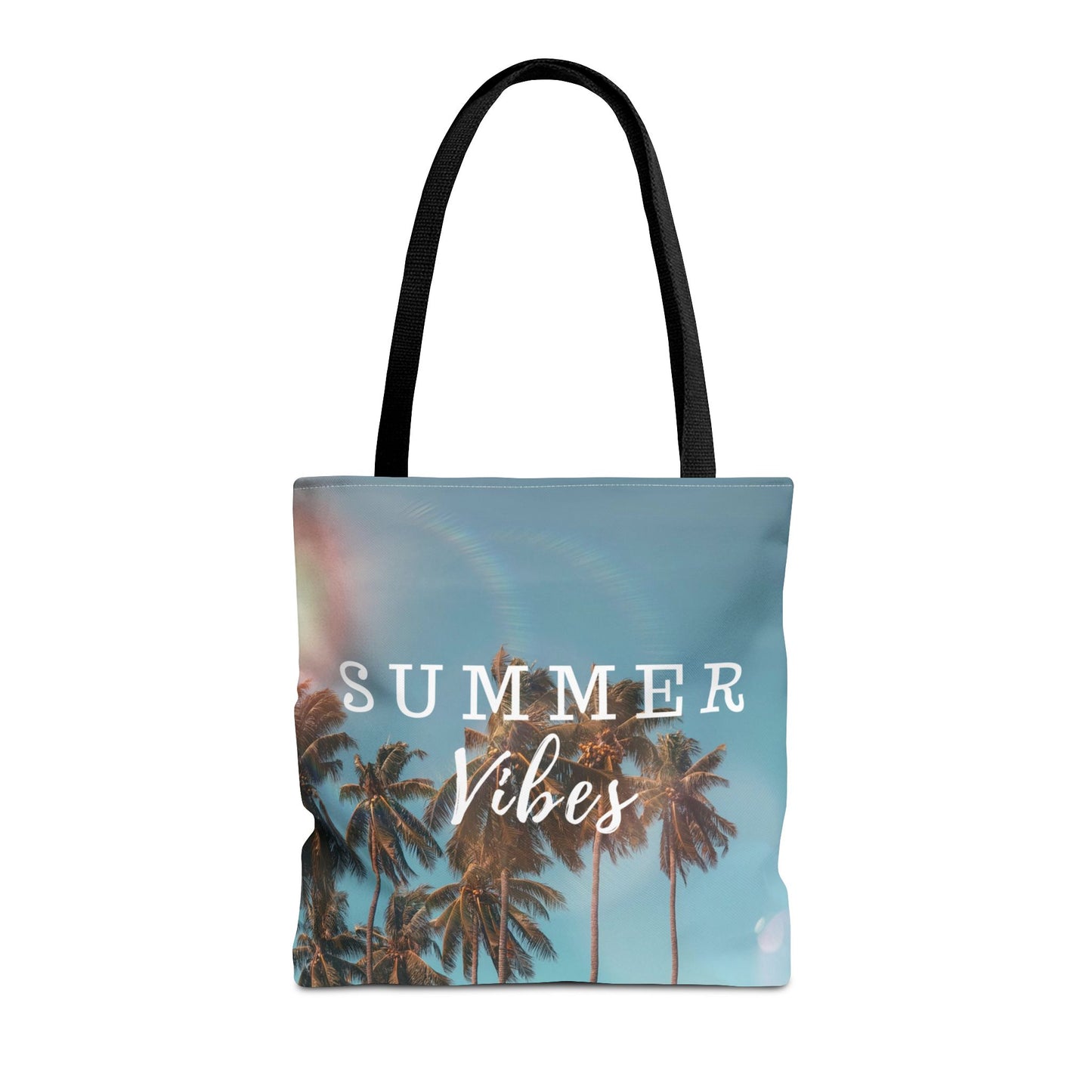 Summer Vibes All Over Print Tropical Tote Bag