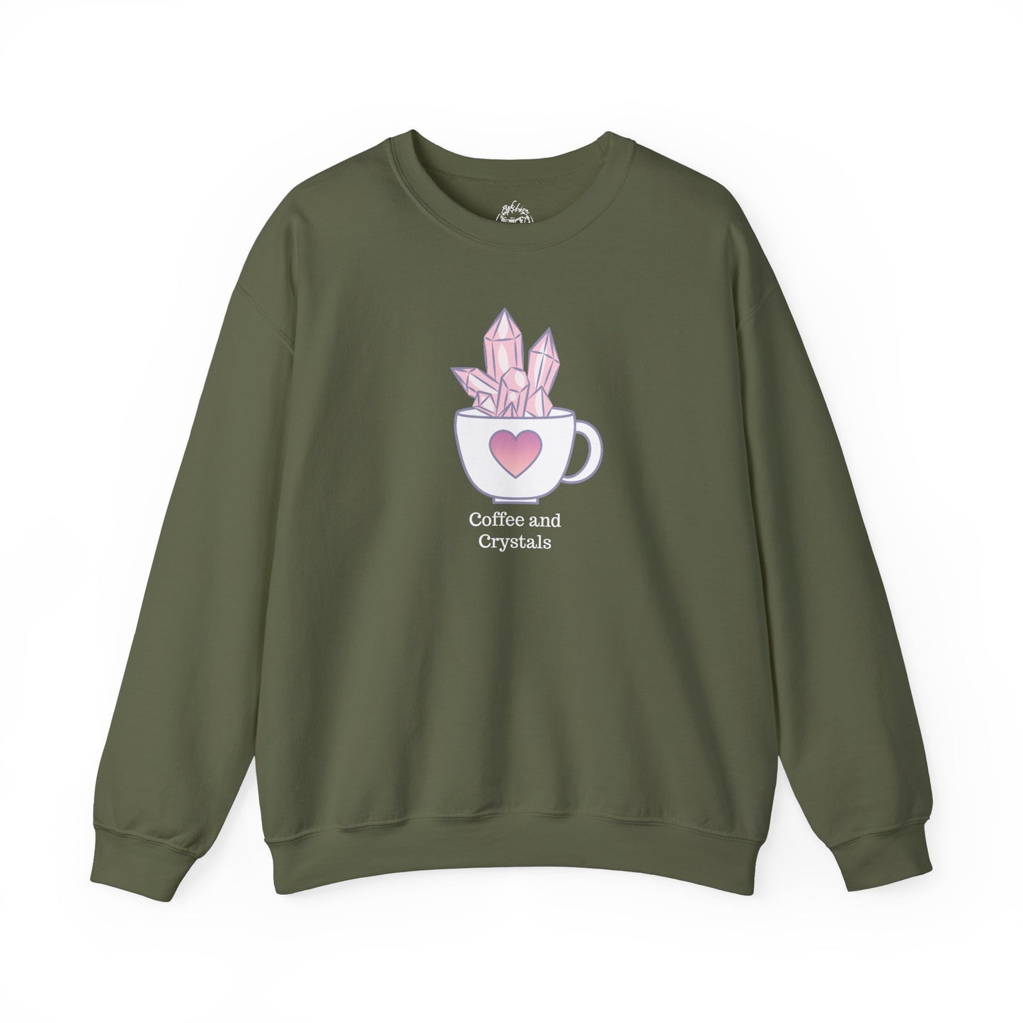 Coffee And Crystals Unisex Sweatshirt