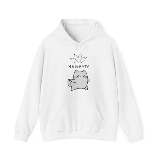 Namaste Yoga Cat Unisex Hoodie