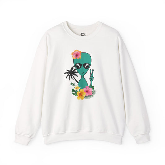 Tropical Alien Unisex Sweatshirt