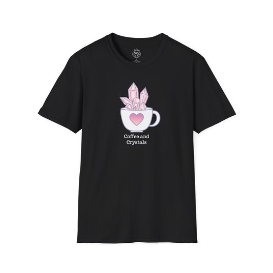 Coffee And Crystals Unisex T-shirt