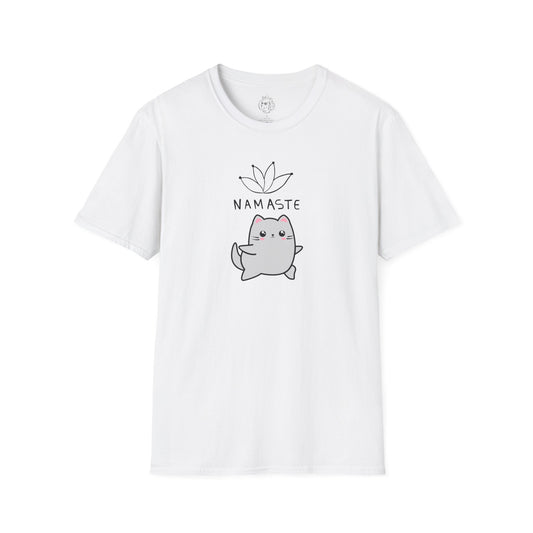 Namaste Yoga Cat Unisex T-shirt