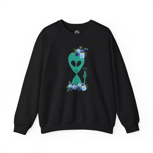 Flower Alien Unisex Sweatshirt