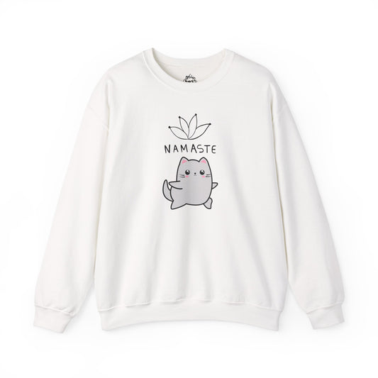 Namaste Yoga Cat Unisex Sweatshirt