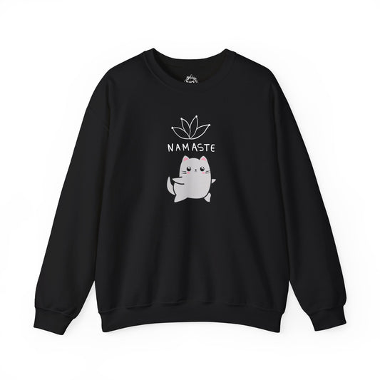 Namaste Yoga Cat Unisex Sweatshirt
