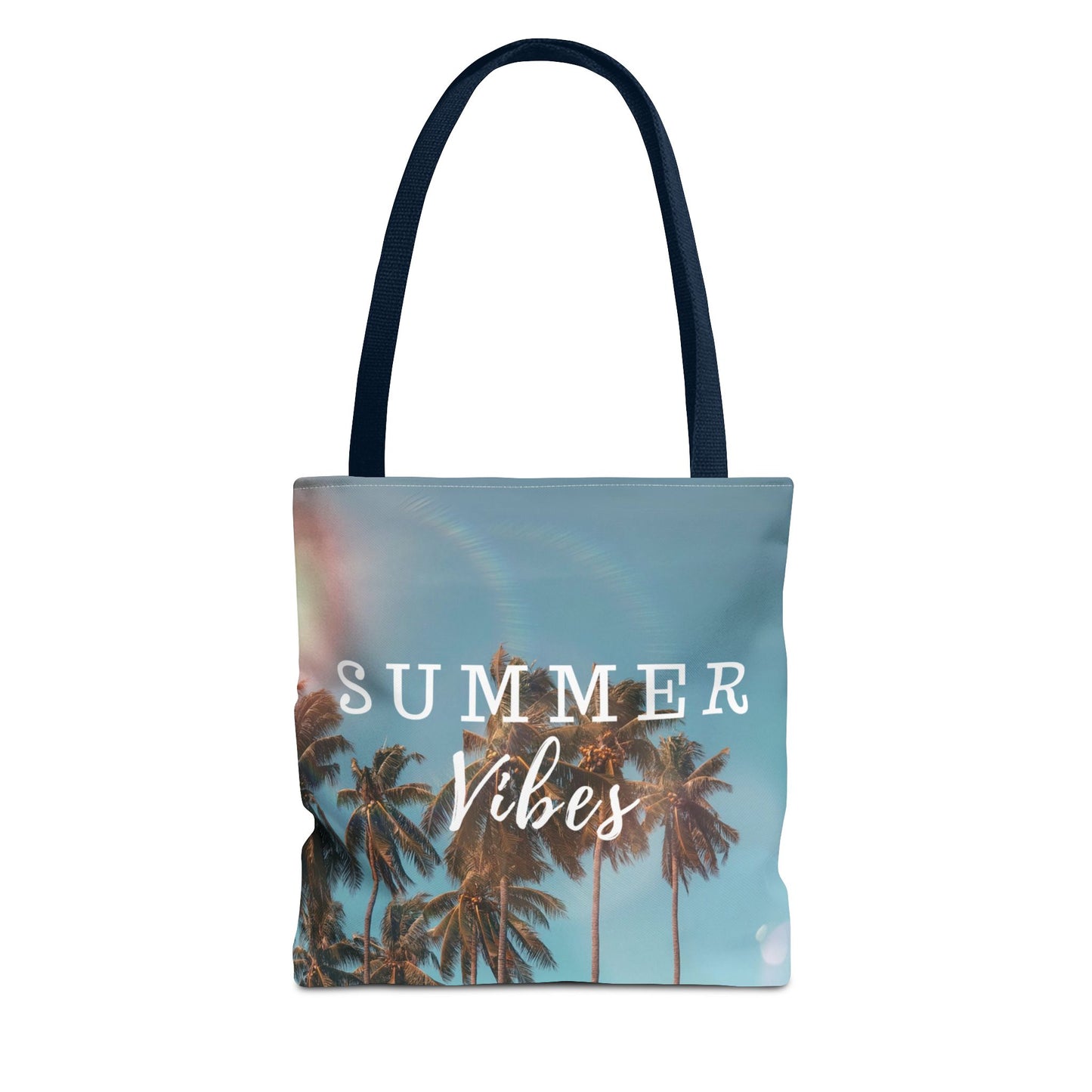 Summer Vibes All Over Print Tropical Tote Bag
